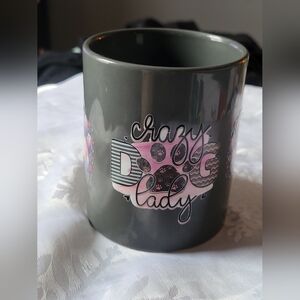 🔮NEW🔮 Gray Crazy Dog Lady Mug